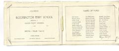 Souvenir, Bloomington Ferry School 1902