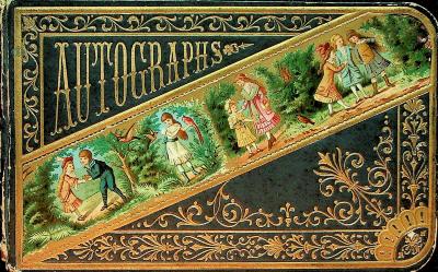 White Bear related 1893 autograph album from Percy to Louise