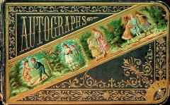 White Bear related 1893 autograph album from Percy to Louise
