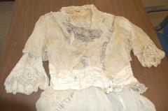 Mary Brick Wedding Dress, Shakopee, 1915
