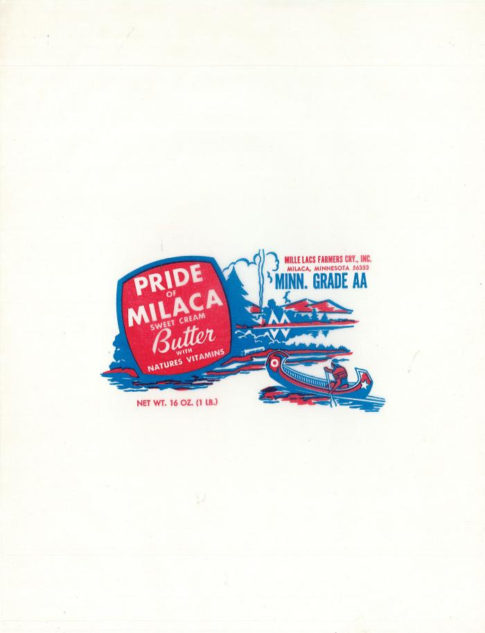 Pride of Milaca Butter Wrapper