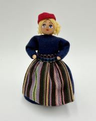 Blekinge Female Folk Dress Charlotte Weibull Doll: Doll