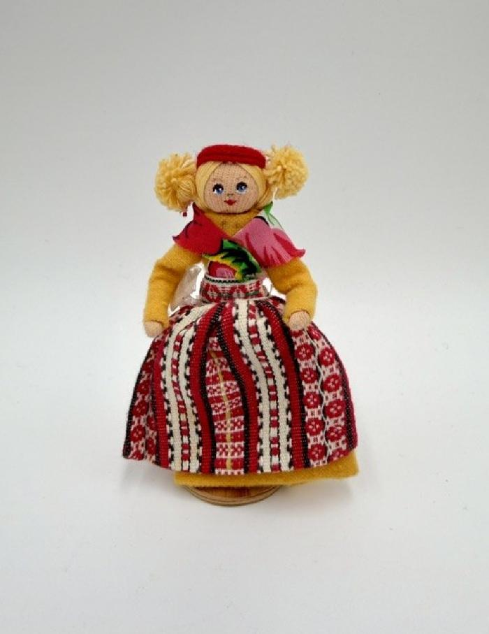 Asta Female Folk Dress Doll by Charlotte Weibull: Doll