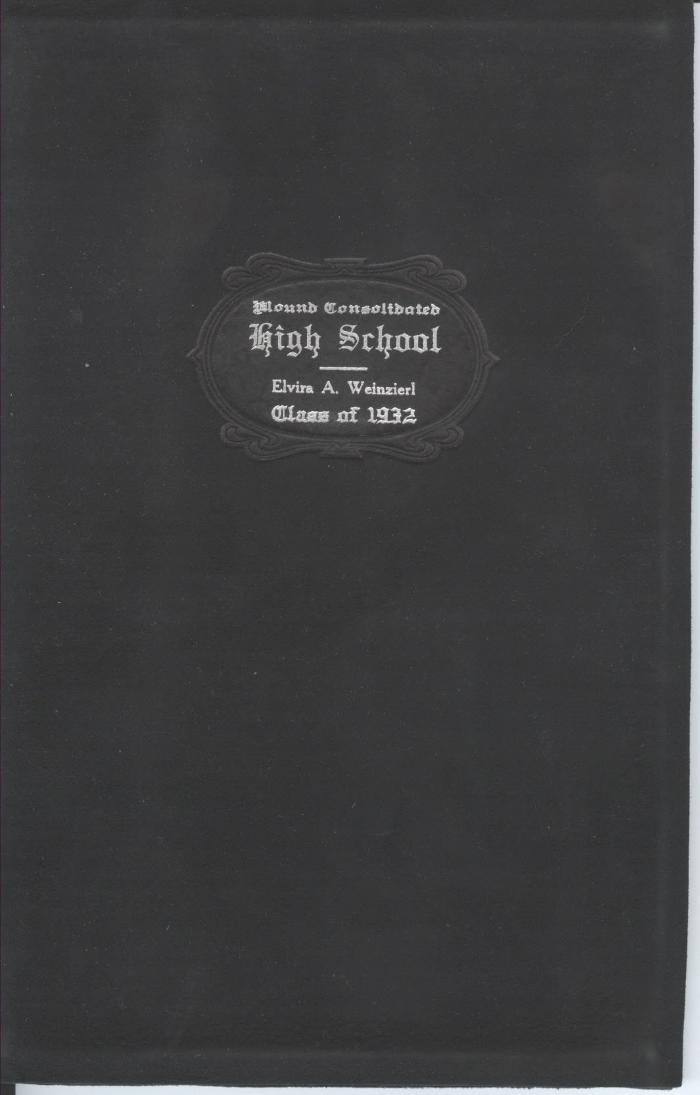 Mound Consolidated High School Diploma, 1932