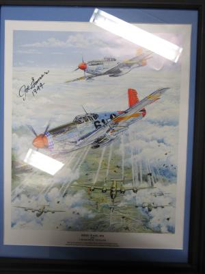Red Tail #61  Joe Gomer's plane