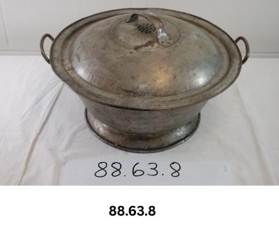 Large Tin Mixing Bowl