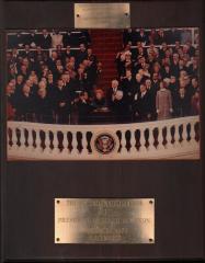 Nixon Inauguration Plaque, Washington, D.C., 1973