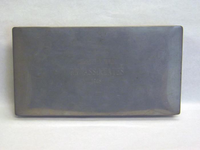 Pewter Cigarette Box, 1968