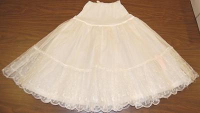Petticoat for Wedding Gown, Shakopee, 1958