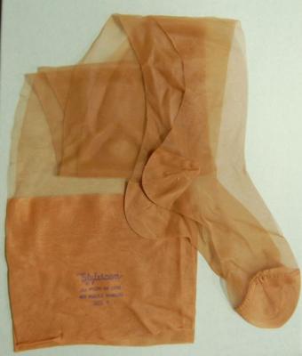 Pair of Ladies Nylon Stockings, Marystown, 1955