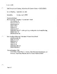 Danish American Center Dates, Activities and Committees 2025-2026