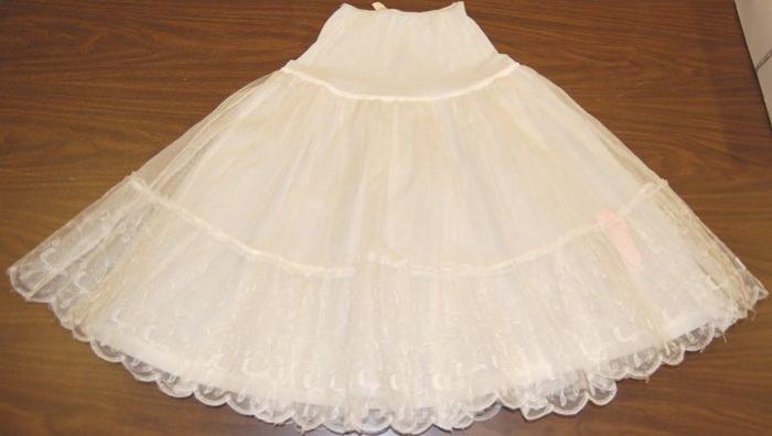 Petticoat for Wedding Gown, Shakopee, 1958