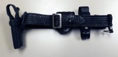 Police Department Uniform Duty Belt - Shakopee, Ronald Scherer, Includes Holster & Other Pouches for Service Equipment