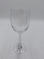 Malmquist, M, Etched Goblet with Spiral Stem: Goblet