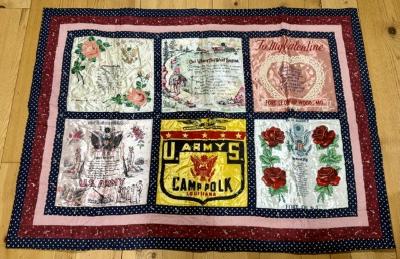 US Army World War II Pillow Covers Quilt: Quilt