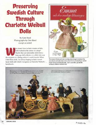 Preserving Swedish Culture Through Charlotte Weibull Dolls