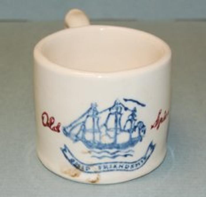 Porcelain Shaving Mug, 1940