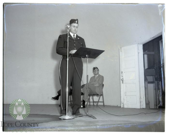 Jerry Leedahl gave the Memorial Day address
