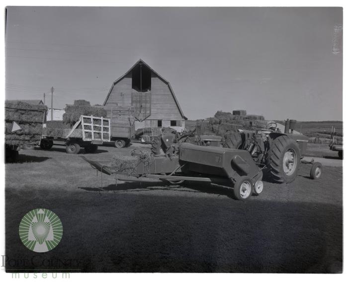 Haying bee at Billy Olson farm