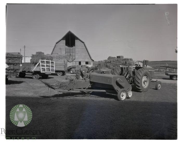 Haying bee at Billy Olson farm