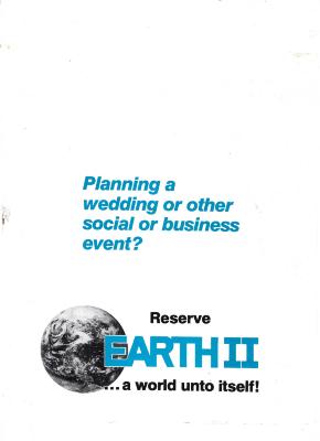 Pamphlet advertising Earth II