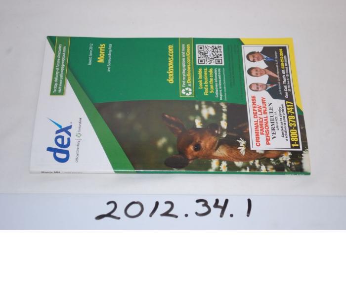 2012 Morris Dex Telephone Directory