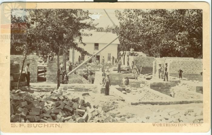 New Worthington Courthouse being built