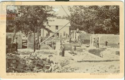 New Worthington Courthouse being built