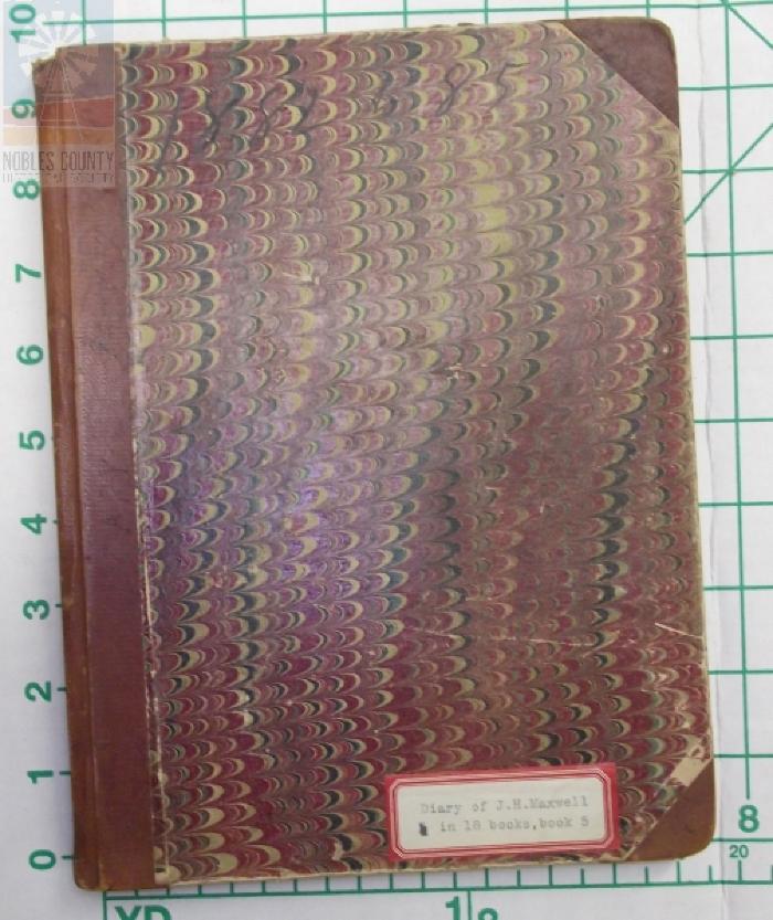 Diary of James H. Maxwell,