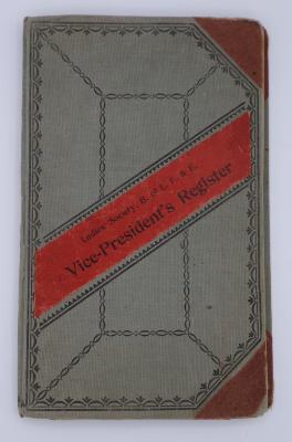 Record book, Ladies Society of B. of L. F. & E.