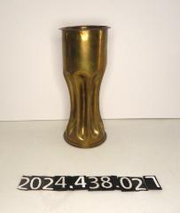 Trench Art fluted vase