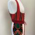 Rattvik Vest with Attached Pocket Purse: Folk Dress