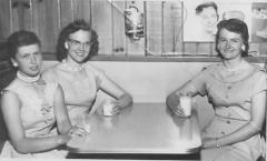 Contestants in a Miss (?) Contest, Inlcudes; J. Torgerson, G. Olsen, E. Peterson, Late 1950's.