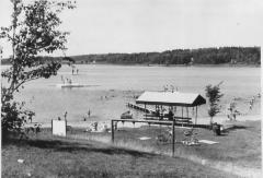 Lake Lomond Beach, 1950's.
