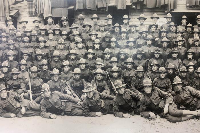 WWI unit includes David Cardinal. 