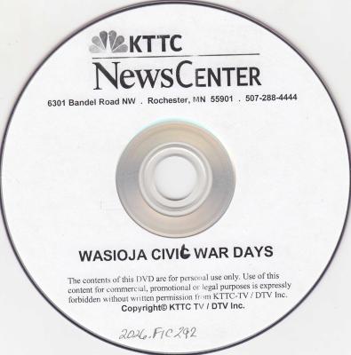 KTTC NewsCenter report on Civil War Re-enactment at Wasioja