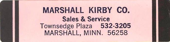 Marshall Kirby Co. Sticker