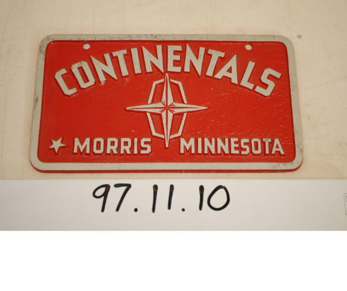 Lincoln Continental License Plate