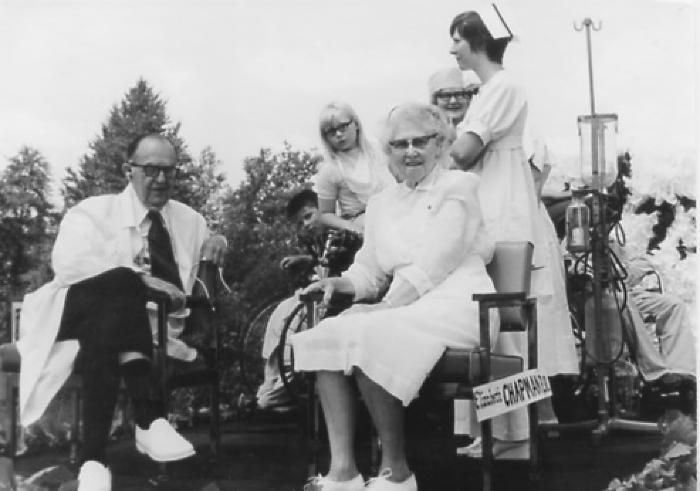 Bagley 75th Diamond Jubilee, Hospital Parade Float, 1973.