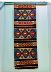 Woven and Embroidered Wall Hanging: Wall Hanging
