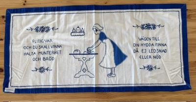 Bread Baking Wall Hanging with Embroidery: Wall Hanging