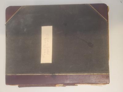 Treasurer's Book, Robbinsdale Library Club, 1907 - 1913