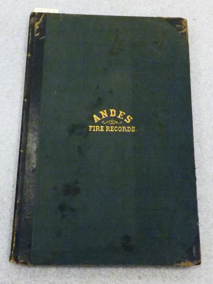 Shakopee Agency-Andes Insurance Co. Ledger Book, Shakopee, 1871