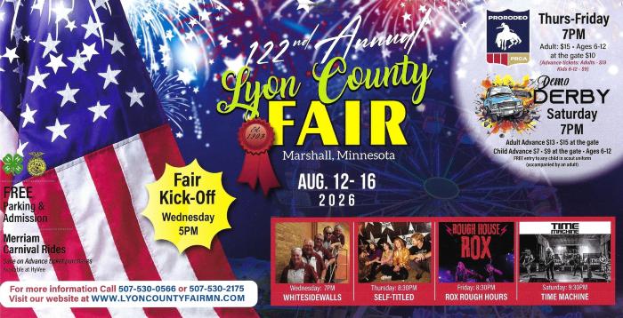 2026 Lyon County Fair Advertisement