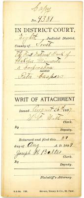 Writ of Attachment