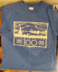 T-shirt, "Robbinsdale 100, 1893 - 1993," 1993