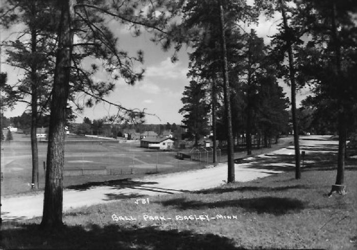 Bagley City Park & Baseball Diamond, Late 1950's.