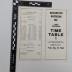 Burlington Northern INC. Time Table