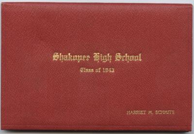 Shakopee High School Diploma, Shakopee, 1943