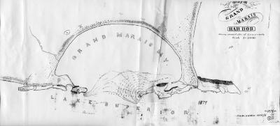 Map of Grand Marais Harbor